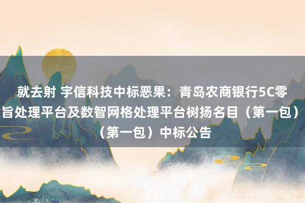 就去射 宇信科技中标恶果：青岛农商银行5C零卖客群宗旨处理平台及数智网格处理平台树扬名目（第一包）中标公告