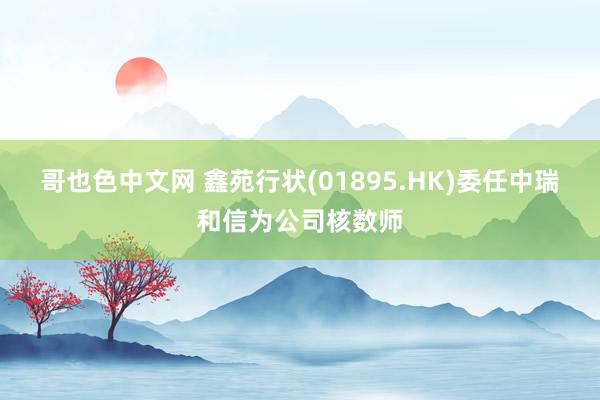 哥也色中文网 鑫苑行状(01895.HK)委任中瑞和信为公司核数师