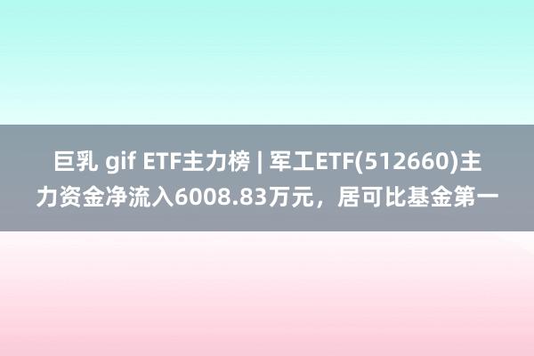 巨乳 gif ETF主力榜 | 军工ETF(512660)主力资金净流入6008.83万元，居可比基金第一